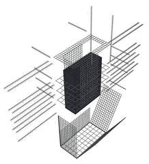 Jardinière Gabion 100x50x100cm