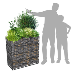 Jardinière Gabion 100x50x100cm