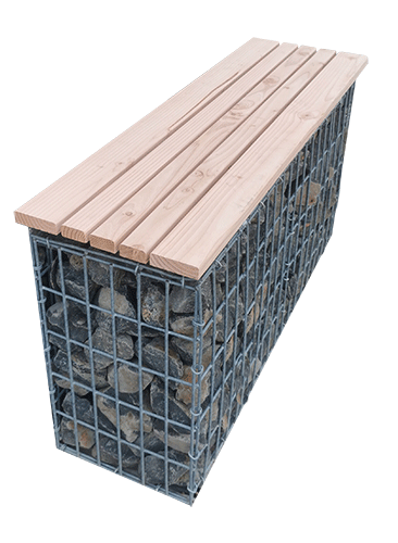 Assise banc pour gabions de 30cm